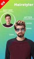 Men's Hair Styler and Mustache Affiche