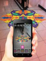 Rangoli Design Photo Camera poster