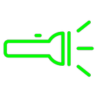 Screen Flashlight Green أيقونة