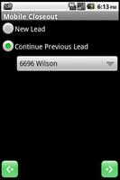 Mobile Closeout captura de pantalla 1