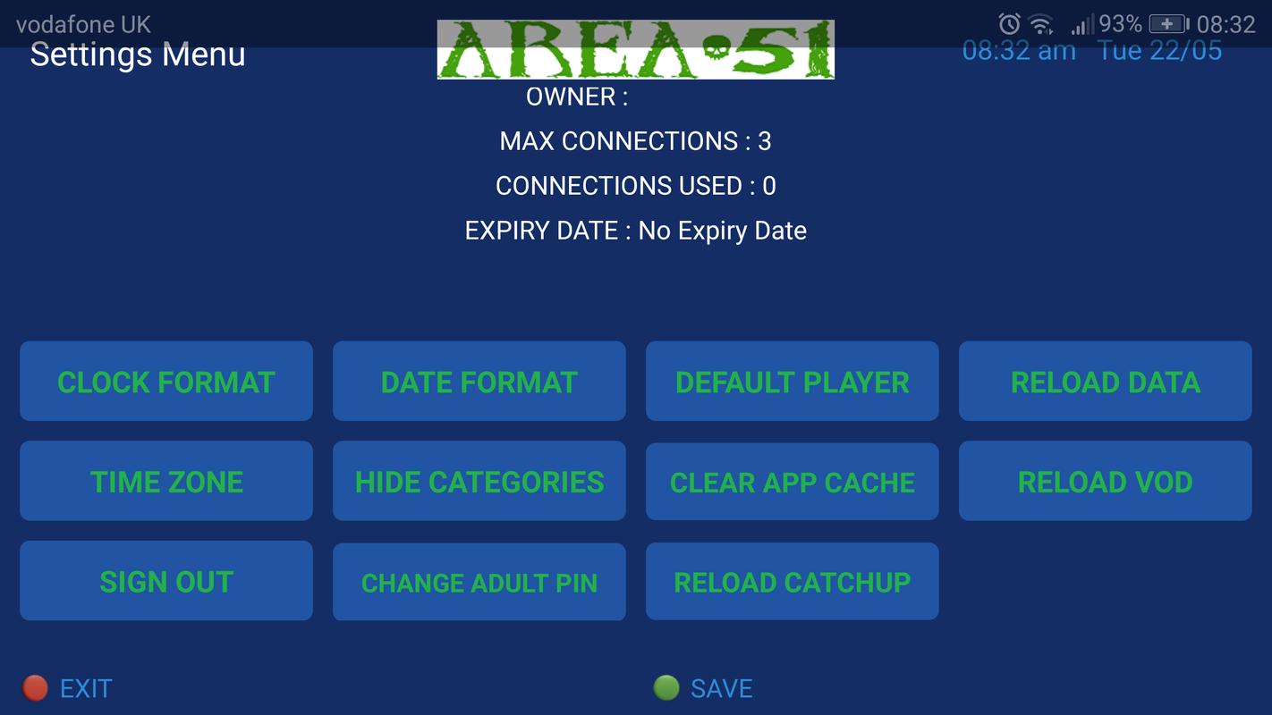 Area 51 IPTV premium subscription - Black Friday area 51 iptv apk download