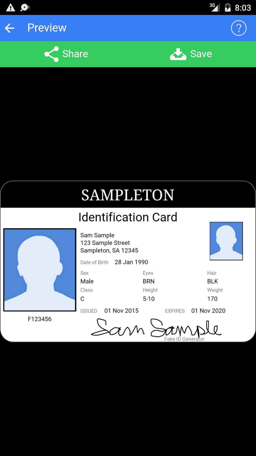 Fake ID Generator APK für Android herunterladen