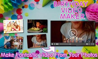 Birthday Video Maker Affiche