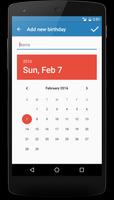 Birthday Calendar स्क्रीनशॉट 1