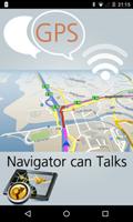 GPS Navigator Can Talks Affiche