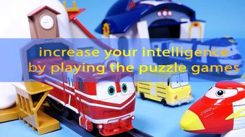Train Robo Puzzle Affiche