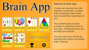 Brain App - Free Brain Training (Ad Supported) पोस्टर