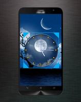 Moon Clock Live Wallpaper পোস্টার