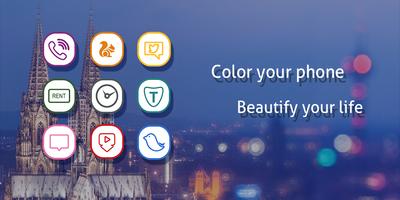 Colorful Lines Icon Pack ảnh chụp màn hình 1