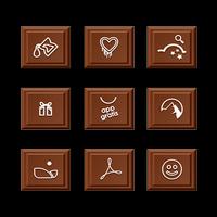 Love in Chocolate Icon Pack capture d'écran 2