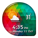 Triangle Clock Widget APK