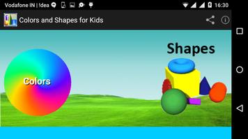 Colors and Shapes for Kids Affiche