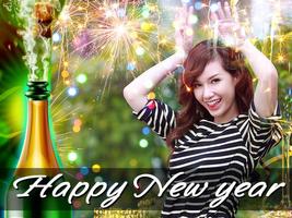 New Year Photo Frame Affiche