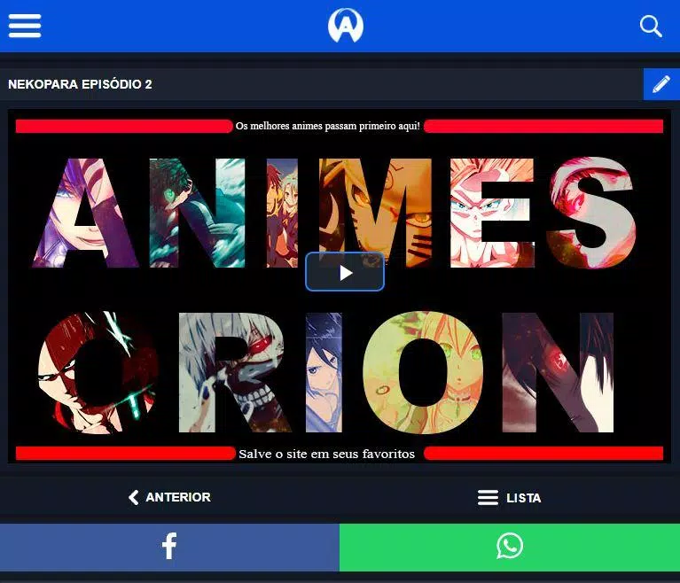 anime Orion - Versão Mais Recente Para Android - Baixe Apk