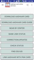Aadhaar card online services capture d'écran 1