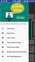 Online Electricity Bill Pay-All State Affiche