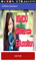 Ignou Solution Poster