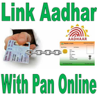 Link aadhar with pan online icon