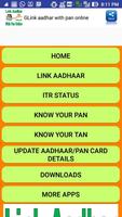 Link aadhar with pan online پوسٹر