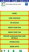 Link aadhar with pan online पोस्टर