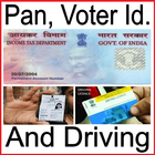 Pan Card Voter And Driving أيقونة