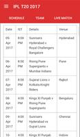 IPL T20 2017 capture d'écran 3