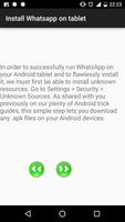 Install whatsapp on tablet syot layar 1