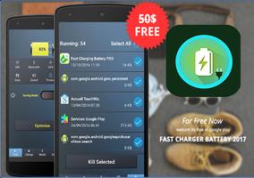 Fast Battery & Battery Life Saver 2018 الملصق