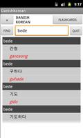 Korean Danish Dictionary Affiche