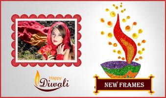 Happy Diwali Photo Frame poster