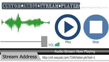 Custom Audio Stream Player capture d'écran 2