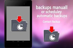 Contact Backup Plakat