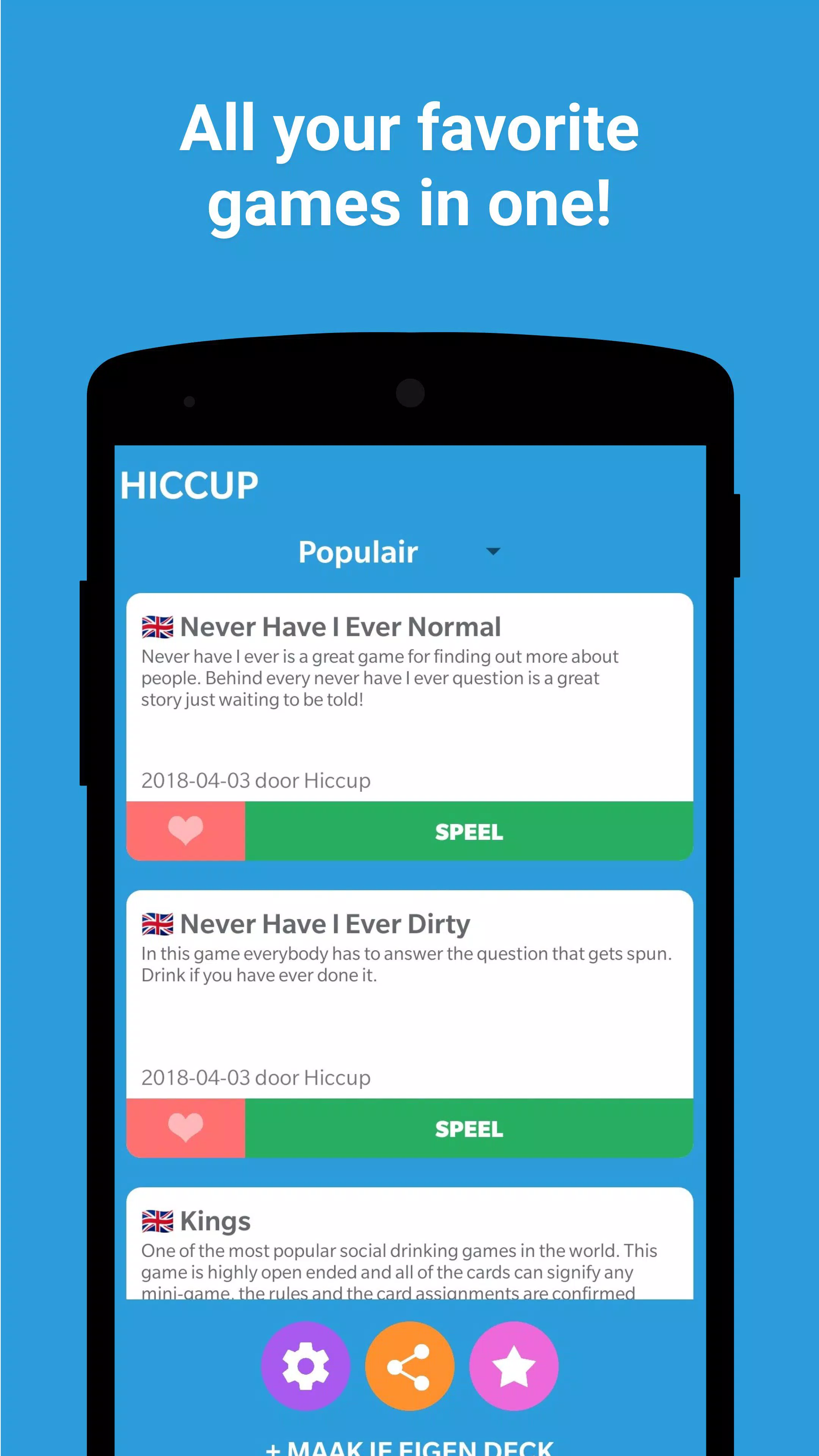 Hiccup - Drinking game APK for Android Download