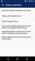 3 Schermata Elektron Hökumət Portalı