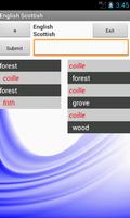 English Scottish Dictionary پوسٹر