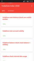 Vodafone India ussd commands Affiche