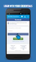 Video Downloader for Facebook plakat