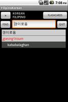 Filipino Korean Dictionary โปสเตอร์