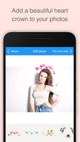 Photo Booth Heart Effect / Flower Crown - Crownify پوسٹر