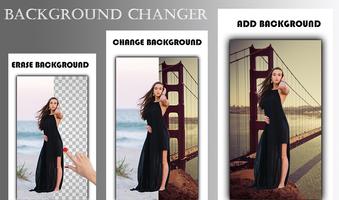 Background Changer - Cut Paste Photo on Background постер