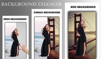 Background Changer - Cut Paste Photo on Background Poster