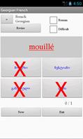 French Georgian Dictionary capture d'écran 1