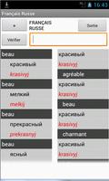 French Russian Dictionary ポスター