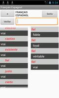French Spanish Dictionary ポスター