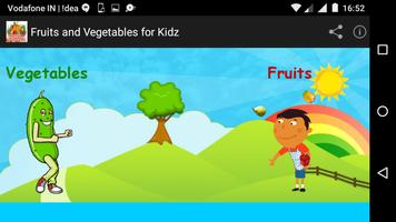 پوستر Fruits and Vegetables for Kidz