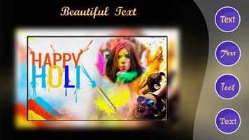 Holi Photo Editor capture d'écran 2