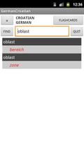 Croatian German Dictionary ポスター