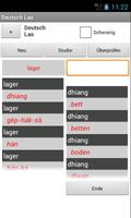 Lao German Dictionary capture d'écran 2