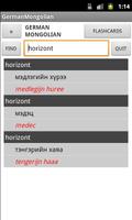 Mongolian German Dictionary โปสเตอร์
