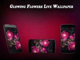 Glowing flower Live Wallpaper capture d'écran 3
